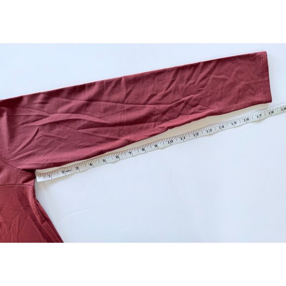 NWT Reformation Coen Jersey Knit Square Neck Mini Dress in Chianti Red Size M - Picture 16 of 16